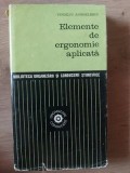 Elemente de ergonomie aplicata- Virgiliu Anghelescu