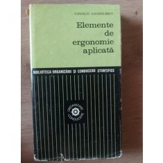Elemente de ergonomie aplicata- Virgiliu Anghelescu
