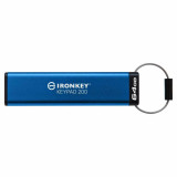 USB Flash Drive Kingston 64GB IronKey Keypad 200 AES-256 Encrypted