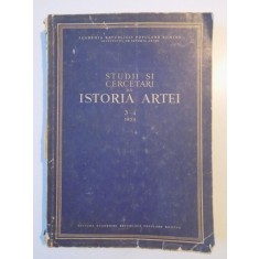 STUDII SI CERCETARI DE ISTORIA ARTEI 1954