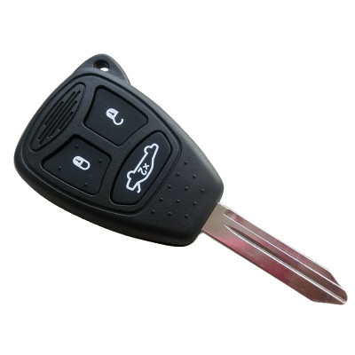 Carcasa cheie auto cu 3 butoane mari CRY-102, compatibila Chrysler AllCars foto