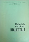 MATERIALE SI CERCETARI DIALECTALE-INSTITUTUL DE LINGVISTICA