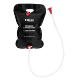 Dus de camping solar portabil 20L cu furtun, NEO TOOLS