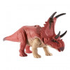 Jurassic World Dino Trackers Figurina articulata Wild Roar Diabloceratops 29 cm, Mattel