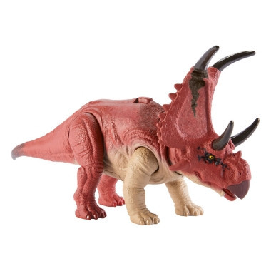 Jurassic World Dino Trackers Figurina articulata Wild Roar Diabloceratops 29 cm foto