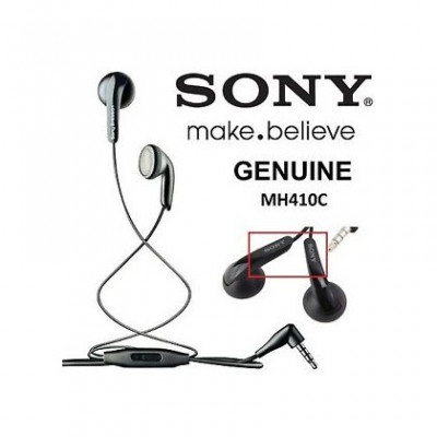Casti HandsFree Sony MH410c Stereo (3.5mm) Negru Original foto