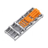 Adaptor şină PTFIX TS35 gri
