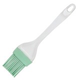 Perie patiserie din silicon cu maner din plastic,verde,22 cm, Oem