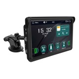 Cumpara ieftin Sistem Multimedia Techstar&reg; Apple Carplay/Android 7090P, Ecran Tactil, 7 Inch 1080P Full HD, Bluetooth, Mirror Link/Card TF/USB/AUX, Negru