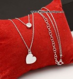 Colier Cu Lantisor Din Argint -- Inima Argintie --ARG177B, Argintboutique