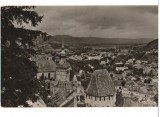 CPIB 15801 CARTE POSTALA - VEDERE DIN SIGHISOARA, RPR, Circulata, Fotografie