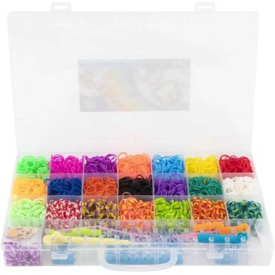 Set Creativ Elastice Loom Colorate cu Organizator si Accesorii Moxy GR240028 foto