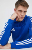 Adidas Performance bluză trening Tiro 23 cu glugă, cu imprimeu