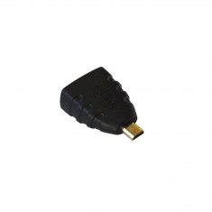Adaptor CIMUTO Micro HDMI la HDMI, tip tata-mama, de calitate superioara