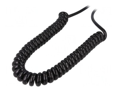 Cablu spiralat negru H07BQ-F 4G1.5mm2 PUR foto