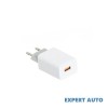 Incarcator retea 220v-5v 18w 3a alb, golf cod: gf-u206q Alta marca Alt model #7