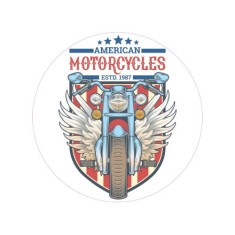 Abtibild &quot;AMERICAN MOTORCYCLES&quot; Cod: TAG 038 / T2 Automotive TrustedCars