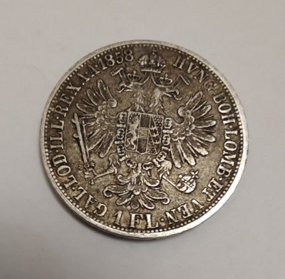 Austria - 1 Florin 1858 A - Argint foto