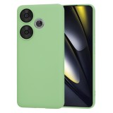 Husa silicon Xiaomi Poco F6 Techsuit SoftFlex, verde deschis