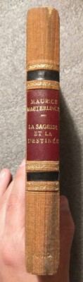 Maurice Maeterlinck - La sagesse et la destinee (1942) foto