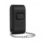 Mini comutator cinetic - 433 Mhz - 1 circuit - negru mat