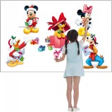 Autocolant de perete pentru copii Rzdqzy, hartie, multicolor, 60 x 30 cm
