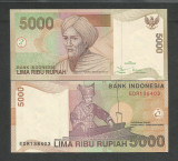 INDONEZIA INDONESIA 5000 5.000 RUPII RUPIAH 2001 , UNC [1] P-142a , necirculata