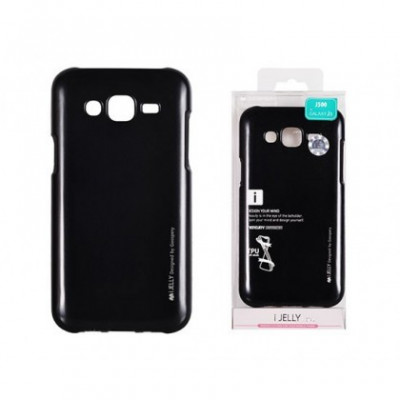 Husa Mercury i-Jelly Samsung J120 Galaxy J1 (2016) Negru foto