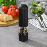 Rasnita pentru sare si piper, neagra, electrica, Klausberg