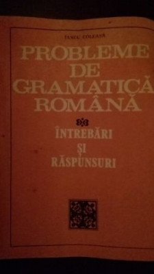 Probleme de gramatica romana-Iancu Coleasa foto
