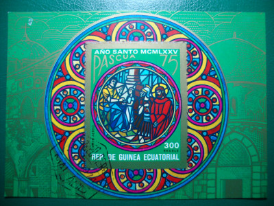 GUINEEA ECUATORIALA 1975 BLOC foto