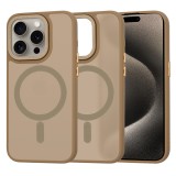 Techsuit - HaloFrost&nbsp;MagSafe Series - iPhone 15 Pro Max - Sandstone Brown