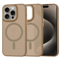 Techsuit - HaloFrost&amp;nbsp;MagSafe Series - iPhone 15 Pro Max - Sandstone Brown foto