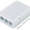 Carcasă gri pentru Raspberry Pi 4 B