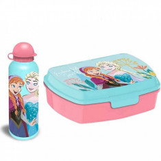 Set cutie sandwich si recipient lichide aluminiu 500ml Frozen Spirit SunCity