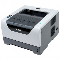 Imprimanta Second Hand Laser Monocrom Brother HL-5350DN, Duplex, A4, 32 ppm, 1200 x 1200, Retea, USB, Paralel, Toner si Unitate Drum Noi NewTechnology