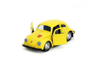 JADA TRANSFORMERS MASINUTA METALICA BUMBLEBEE VOLKSWAGEN BEETLE SCARA 1:32 foto