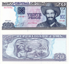 CUBA 20 pesos 2019 UNC!!! foto