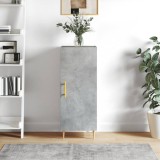 vidaXL Servantă, gri beton, 34,5x34x90 cm, lemn compozit