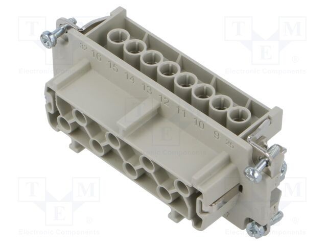 Conector HDC inserturi contact mamă EPIC H-BVE 8 pini 16A LAPP