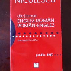 dictionar englez roman, roman- englez- NICHIFOR, r3d