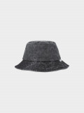 Pălărie bucket hat pentru femei - neagră, 4F Sportswear