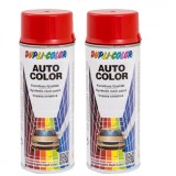 Cumpara ieftin Pachet 2 x Vopsea spray auto Dacia rosu Nova Dupli-Color 350 ml
