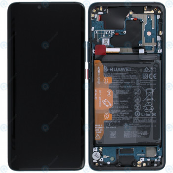 Huawei Mate 20 Pro (LYA-L09, LYA-L29, LYA-L0C) Capac frontal al modulului de afișare + LCD + digitizer + baterie verde smarald 02352GGB foto