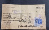 Chitanță Uzinele Comunale București &ndash; Iunie 1933 (Str. Avrig)