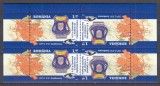ROMANIA 2009 LP 1834 A 31 a CONFERINTA A POLITIILOR DIN CAPITALELE EUROPENE PERECHE SERII TETE-BECHE CU VINIETE STARE MNH