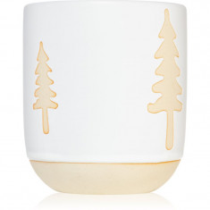 Paddywax Cypress & Fir White Glazed Raw Ceramic lumânare parfumată 240 g
