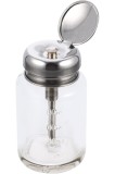 Sticlă cu pompă de &icirc;mpingere 100ML - dozator lichid impermeabil cu pompă cu presiune pentru cosmetice și curățenie