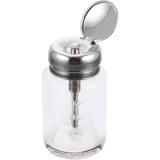 Sticlă cu pompă de &icirc;mpingere 100ML - dozator lichid impermeabil cu pompă cu presiune pentru cosmetice și curățenie