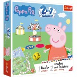Joc Peppa Pig 2in1 Ludo Si Serpisori Scari, TREFL Jocuri